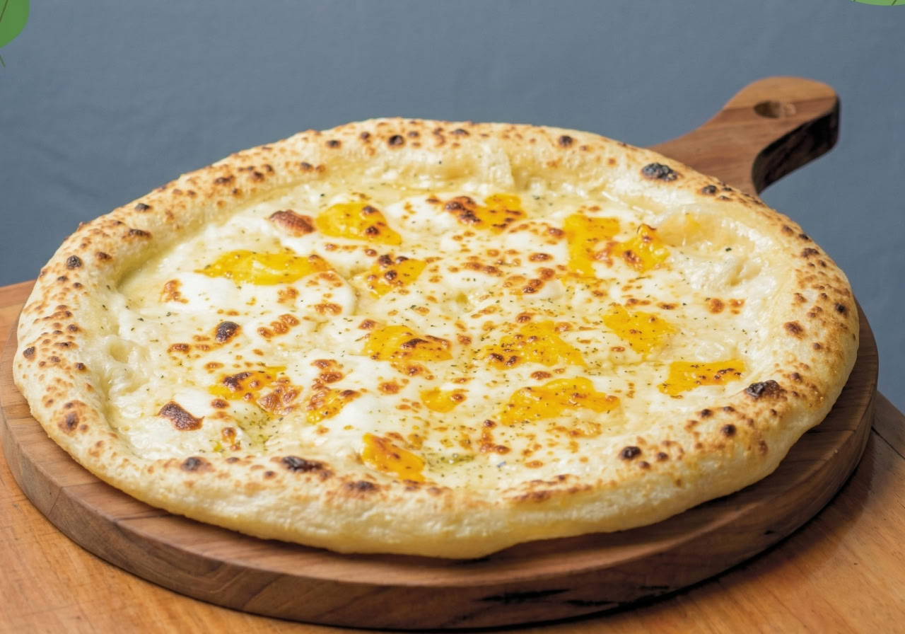 Sourdough Pizza Triple Cheese Bechamel